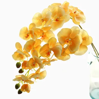 Ekstra Suur Ööliblikas Orhidee Tunne Üle Geel Niisutav Pulm Võltsitud Lilled Kunstlikku Lille Kodu Kaunistamiseks Taimed