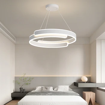 Magamistuba lühter lihtne kaasaegse loomingulise söögituba lamp minimalistlik trichromatic kerge magamistuba lamp
