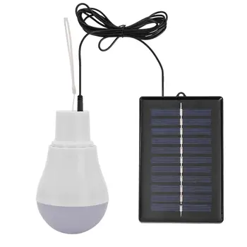 5V 15W 300LM Väljas Päikese Lamp USB Laetav Led Lamp Kaasaskantav Päikeseenergia Paneeli välisvalgustuse Kämpingus Telk Solar Lamp