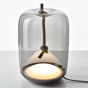 Põhjamaade CZ brokis sõlm klaasist laud lambi disainer öö kunsti LED seista laua kerge magamistuba uuringu toas valgustusseadmete uus