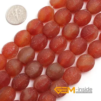 12mm 14mm punane Agat e beads natural stone beads DIY lahti helmed ehete tegemise strand 15 tolli hulgi !
