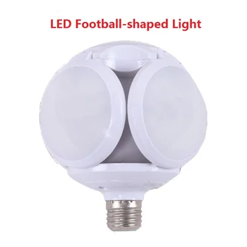 LED jalgpalli-kujuline lamp E27 kruvi neli-ühes-sfäärilised kerge loominguline kokkupandav neli-leaf kerge home valgustus