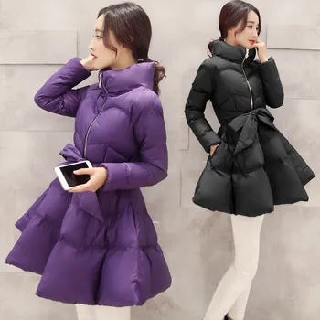 Uus Mood talve mantel naistele soe outwear Polsterdatud puuvilla Jope mantel Naiste Rõivaste Kõrge Kvaliteet tegumoega manteau femme