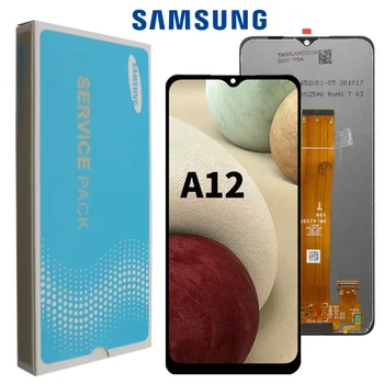 Algne ekraaniga Samsung Galaxy A12 A125F A125F/DS-display-LCD puuteekraan, digitizer Assamblee Varuosade asendamine