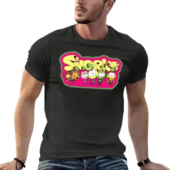 Kui Snorks 80 Cartoon Klassikaline Ülepaisutatud T-Särk Kaubamärgiga Meeste Riided 100% Puuvill Streetwear Pluss Suurus Tops Tee