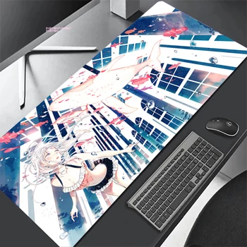 Anime Vaal 90x40cm Large Mouse Pad-Mängude Tarvikud ARVUTI Sülearvuti PC Gamer Mousepad Antislip libisemiskindlad Sülearvuti Hiired hiirepadi Mat