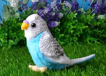 väike palus papagoi mänguasi armas sinine lind nukk kingitus umbes 12cm 2634 all