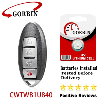 GORBIN 4 Nuppu, Auto Serveri Võti Nissan Sentra Vastupidi Leaf Smart Auto Võti FSK ID46/PCF7952 Kiip 315Mhz CWTWB1U840