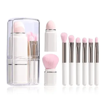 Makeup Brush Set 8-in-1 Multi-Function Kaasaskantav Läbipaistev Kast, Reisi-Täielik Komplekt Ilu Vahendid