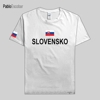 Slovaki Vabariik meeste t-särk mood jersey rahvas 100% puuvillane t-särk spordi-rõivad tees riik SVK Slovensko