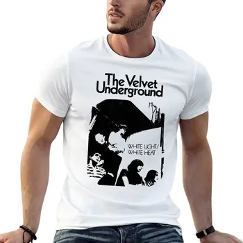 Velvet Underground Valge Soojuse Hard Rock Bänd Liiga Tshirt Suvel Meeste Riided Lühikesed Varrukad Streetwear Suur Suurus Top Tee