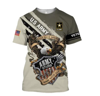 USA Armee Veteran T-Särk, Täiuslik Riided Veteran Kingitus Fashion 3D T-Särk