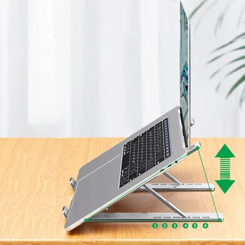 Kaasaskantav Kokkupandav Sülearvuti Stand Alumiinium Sülearvuti Reguleeritav Toetuse Baasi Sülearvuti Omanik, Lift, Korrigeerimine MacBook Air, Ipad Sulg