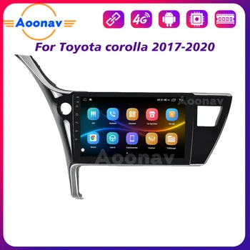 Auto autoradio GPS navigation stereo raadio Toyota corolla 2017 2018 2019 2020 puutetundlik stereo 2 din android 10.0