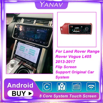 Android 2 Din Auto Raadio Land Rover Range Rover Vogue L405 2013-2017 GPS Navigation magnetofon Multimeedia Mängija
