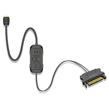 Töötleja Mate Käsitsi Adresseeritavad RGB Kontroller ARGB LED Kontroller SATA 15-Pin, 3-Pin ARGB LED