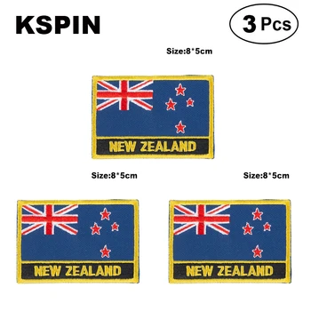 Uus-Meremaa Nelinurkne Kuju Lipu tikitud plaastrid lipu plaastrid riigi lipu plaastrid riietus DIY Teenetemärgi