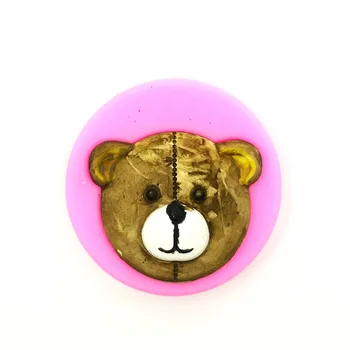 Karu Nägu Kööginõud Tööriistad 3D Silikoon Fondant Hallituse Kook Dekoreerimiseks Vahend Silikoon Seep Hallituse Cupcake Kaunistused LH25