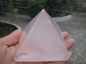 161g Looduslik roosa kivid.Kvartsi kristall tervendav püramiid