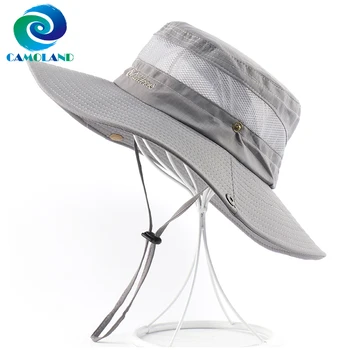CAMOLAND Candy Värvi UV Kaitse Päikese Müts Naiste Hingav Võrgusilma Boonie Hat Kirjas Trükitud Beach ühise Põllumajanduspoliitika Naiste Väljas Mütsid