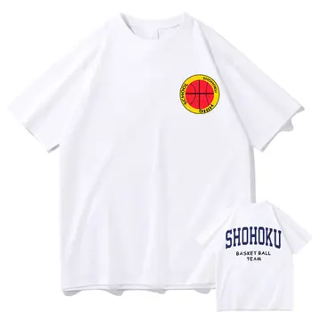 Jaapani Anime Slam Dunk Shohoku Korv Pall Meeskond Tshirt Sakuragi Hanamichi Print T-särgid Unisex Liiga Cosplay Tee Särk