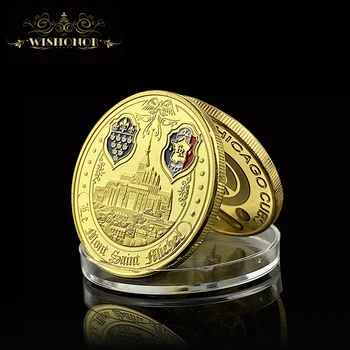 Wishonor Ilus Prantsusmaa Münt 24k kullatud Mälestusmündid Suveniiride Müntide Kogumise Tasuta Shipping