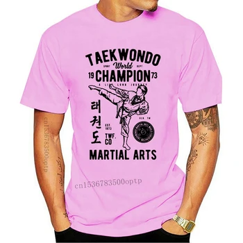 Uus 2021 2021 moebränd Tops Mees Tshirt Mehed Taekwondo Maailmameistrivõistlused Meeste Võitluskunstide Arter T-Särk Trainertopdesign T-Shi