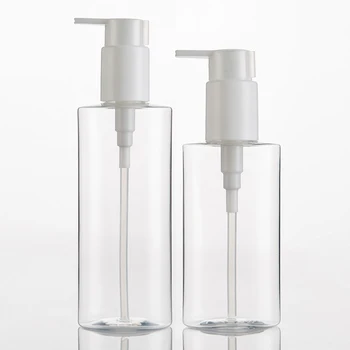 Kõrge hinne 120ml puhastav piim PET plastpudelid valge pump, tühi kosmeetika plastikust pump paagi reisi meik